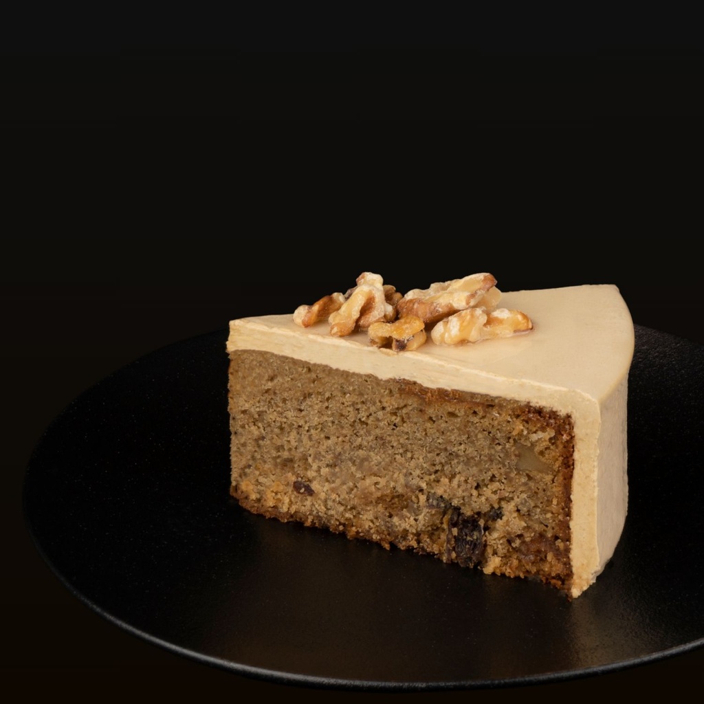 Walnut Coffee Gateau-slice