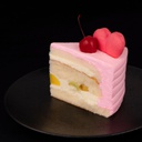 Strawberry Fresh Cream Cake-slice