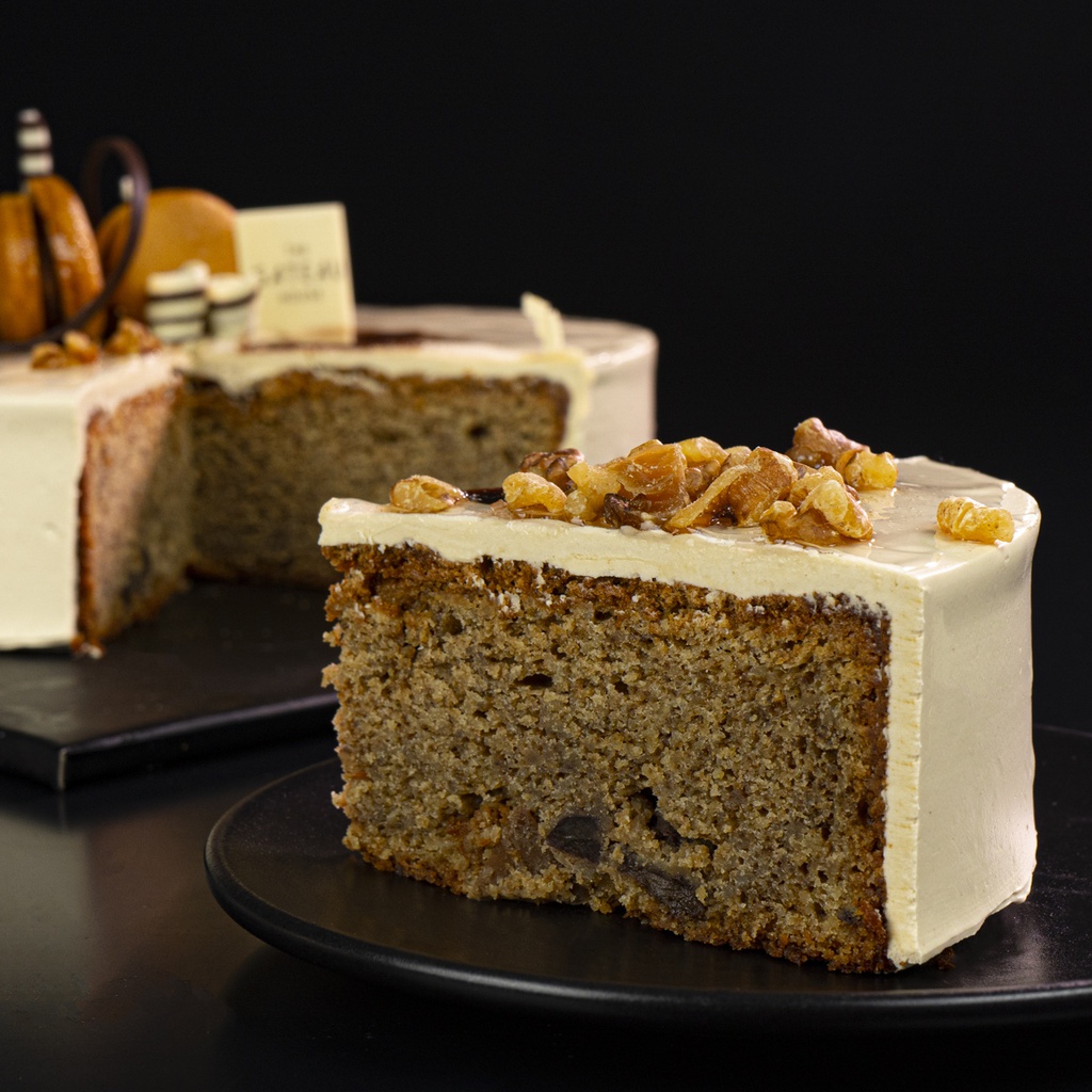 Walnut Coffee Gateau-slice