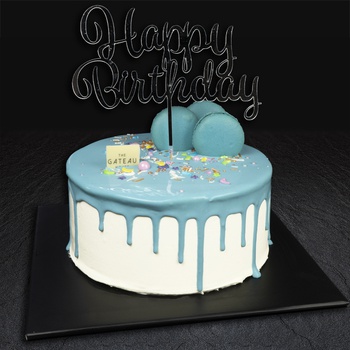 Kids Fresh Cream Cake (Blue)