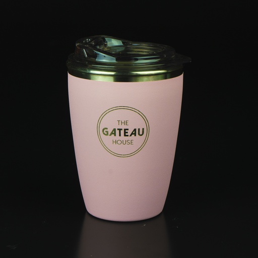 [MISC263] TGH Tumbler 8oz (Pastel Pink, Circular Logo)